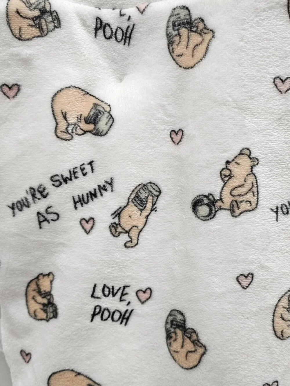 New Sweet Winnie The Pooh Collection Baby Swaddle Blanket 13 X 23.5